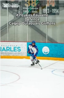 Lukas Fauvelle #7 Highlights Griffons Cégep Outaouais
