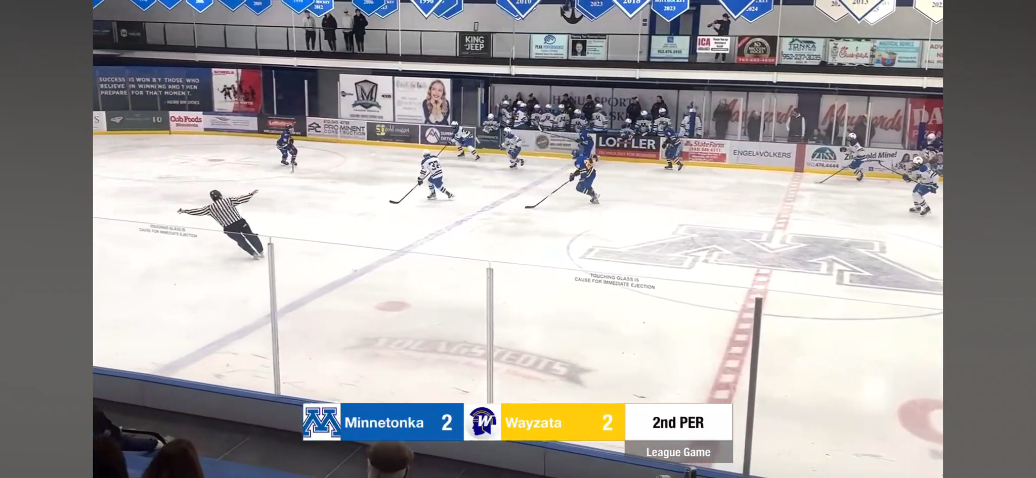 Graham Olson's Sniper Goal vs. Wayzata | Minnetonka JV