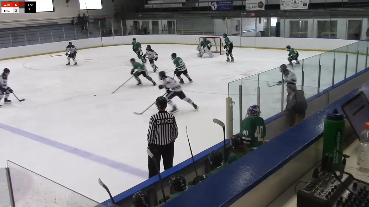 Rebound control - 11/7/2025 Jack Dysart Goalie for Thunder
