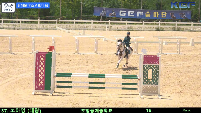 고아영 (듀앨라인) — 제42회 대통령기 전국승마대회 (생활체육, 유소년) · 장애물 90cm