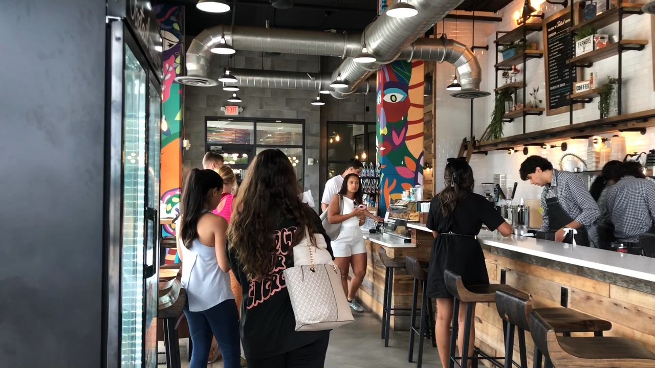 Foxtail Coffee - A busy afternoon at the Lake Nona Foxtail Coffee - Coffee & Tea Near Me - Orlando, Florida