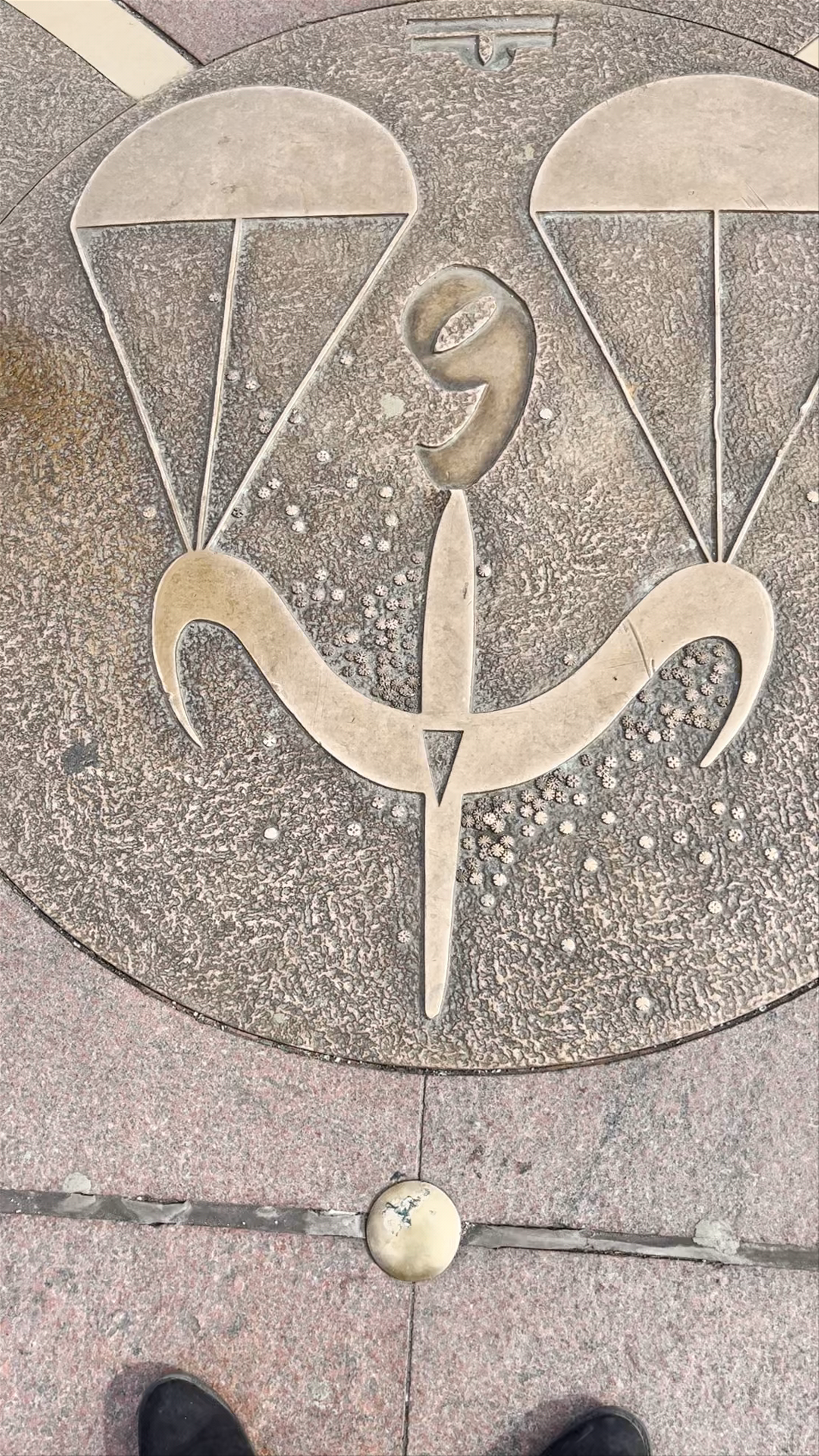 Artistic Pavement Symbols at Plaza del Capitolio, Toulouse