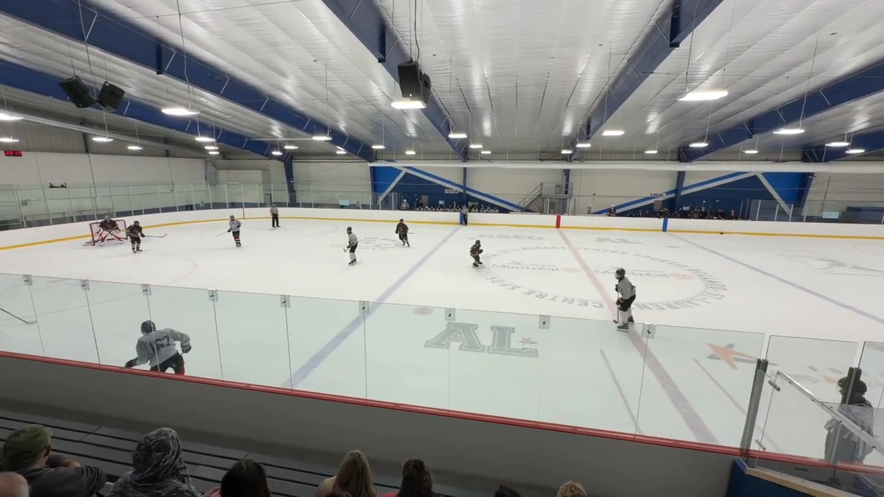 Huge reverse hit in the offensive zone