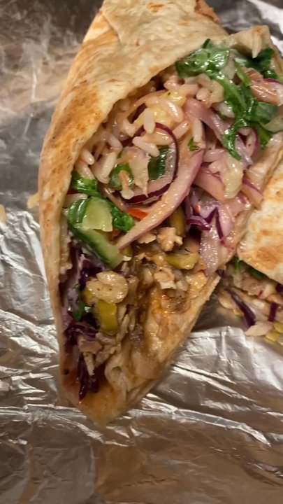 Boustan - Saj Wrap w/ Shawarma Chicken - Lebanese Near Me - Clearwater, Florida