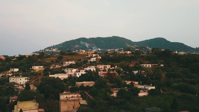 A town on a mountain