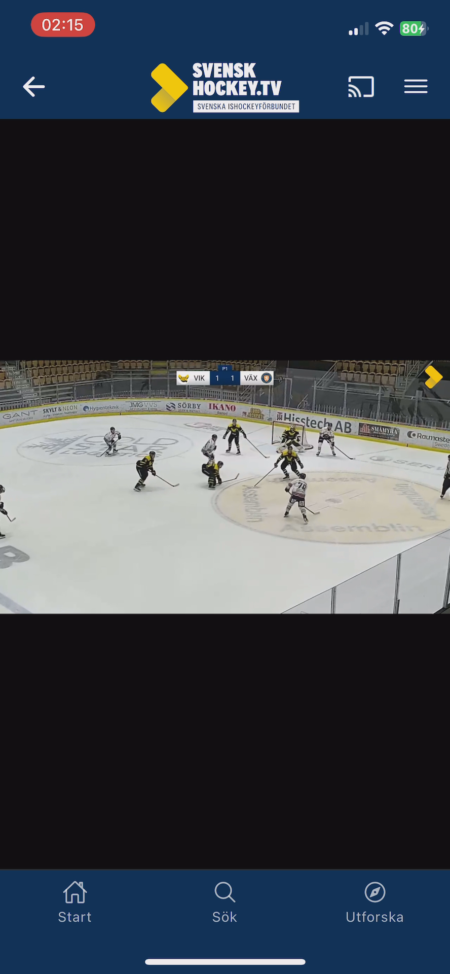 Ludwig Hellgren's Dazzling Power-Play Assist for Växjö Lakers U20