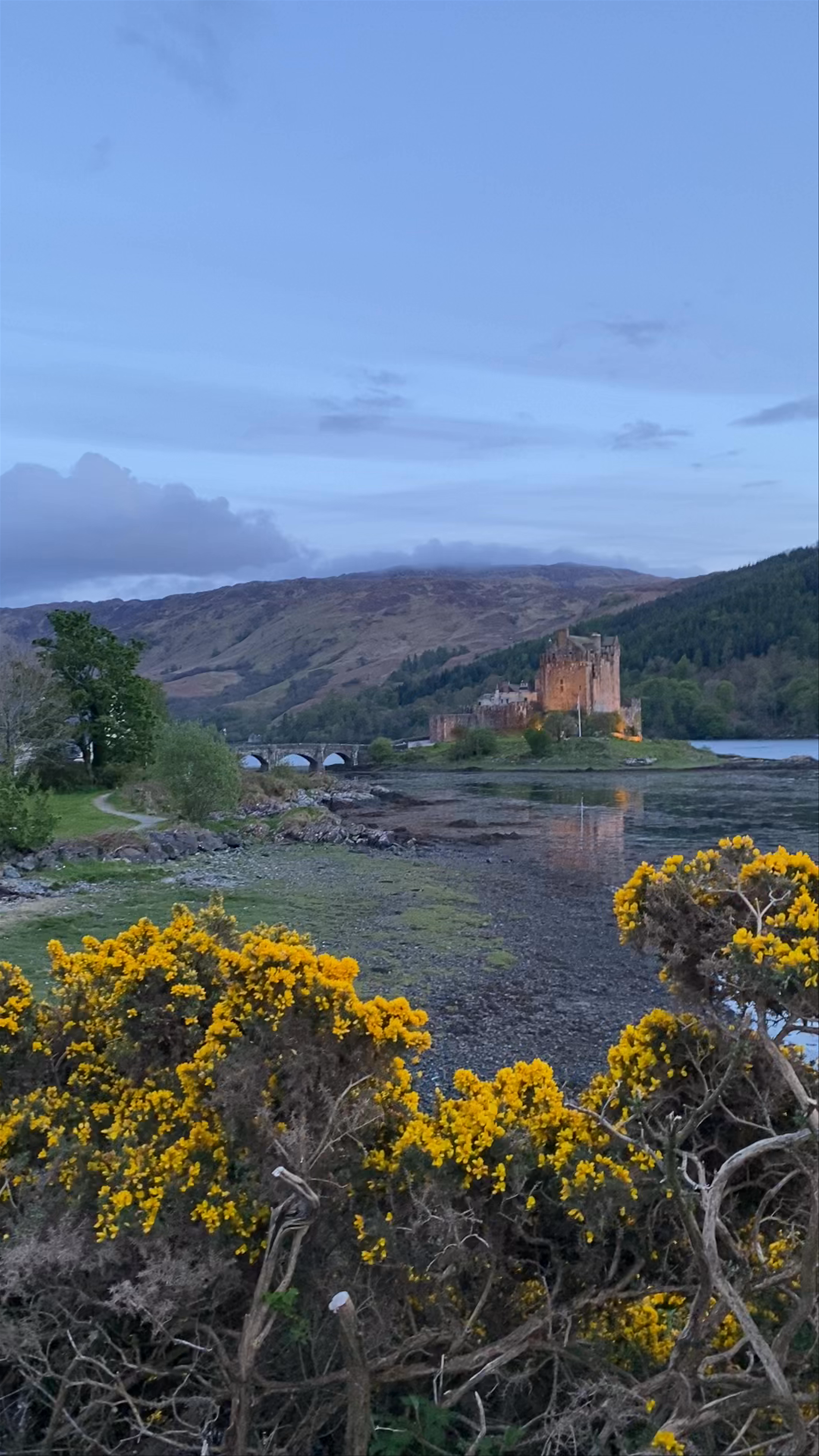 Eilean Donan Castle at Dusk: Scotland's Timeless Romantic Fortress