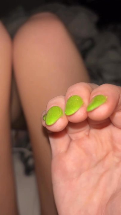 DB Nails and Spa - "Almond" shape and "extra long" nail. First it's not even shaped correctly they look like thumbtacks. And the texture? Looks like mountains. - Nail Salons Near Me - Lubbock, Texas