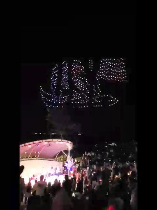 Crown Valley Park - Drone show July 4th 2025 - Swimming Pools Near Me - Laguna Niguel, California