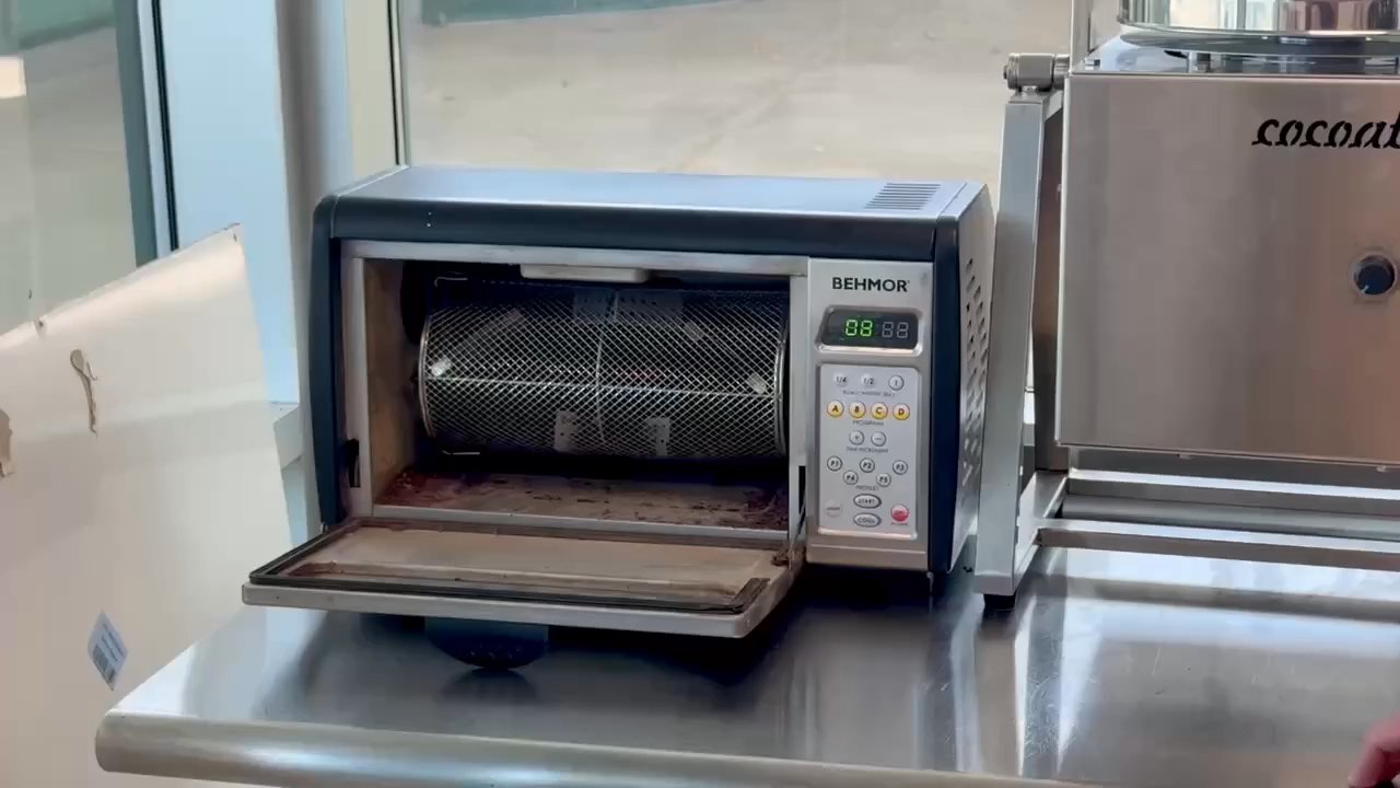River Sea Chocolates - The roasting machine. - Chocolatiers & Shops Near Me - Chantilly, Virginia