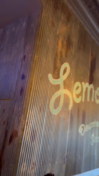 Lemongrass Cafe - Entrance wall painting - Pan Asian Near Me - Moline, Illinois