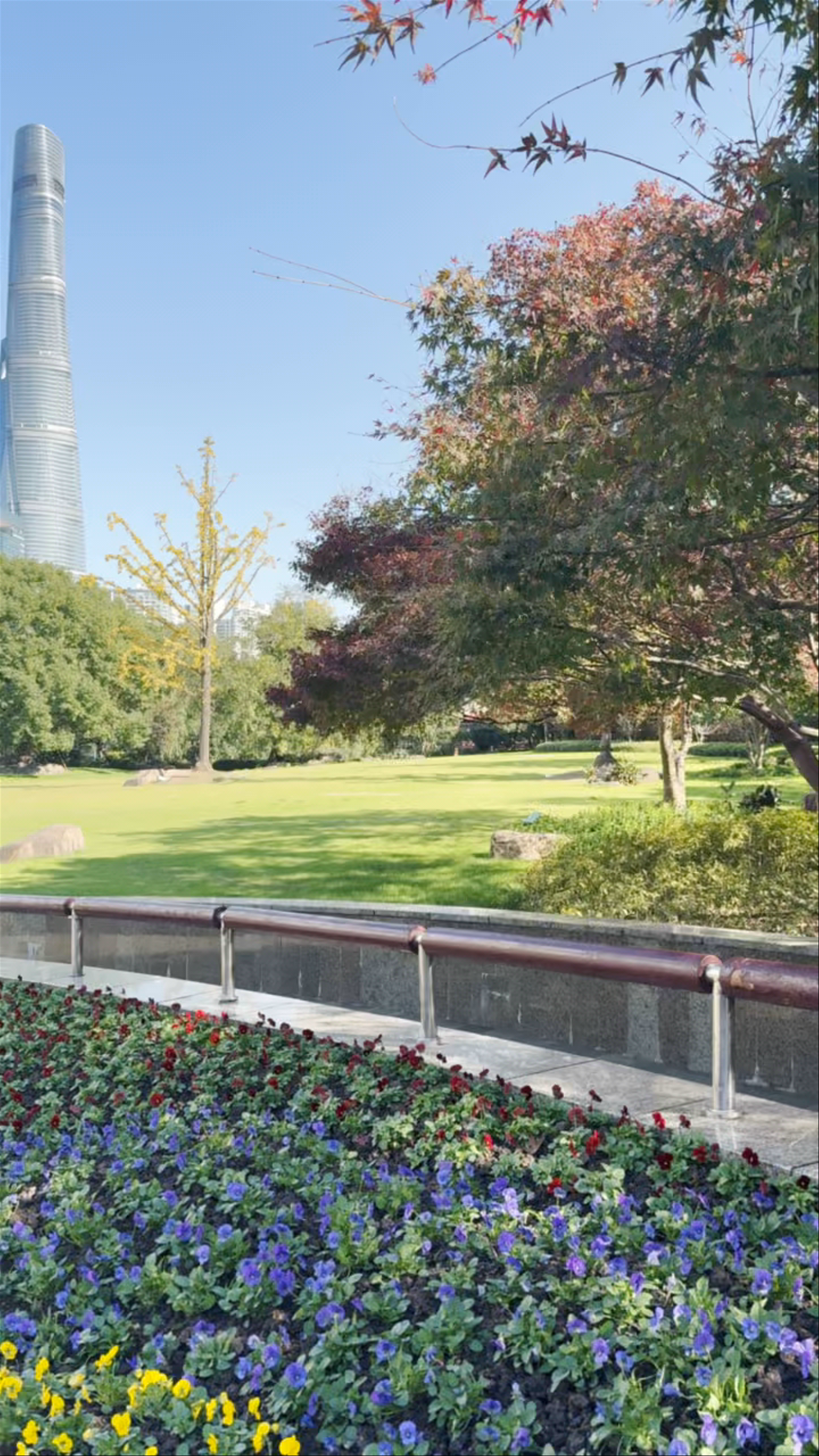 Ancient City Park: Urban Oasis with Stunning Shanghai Skyline Views