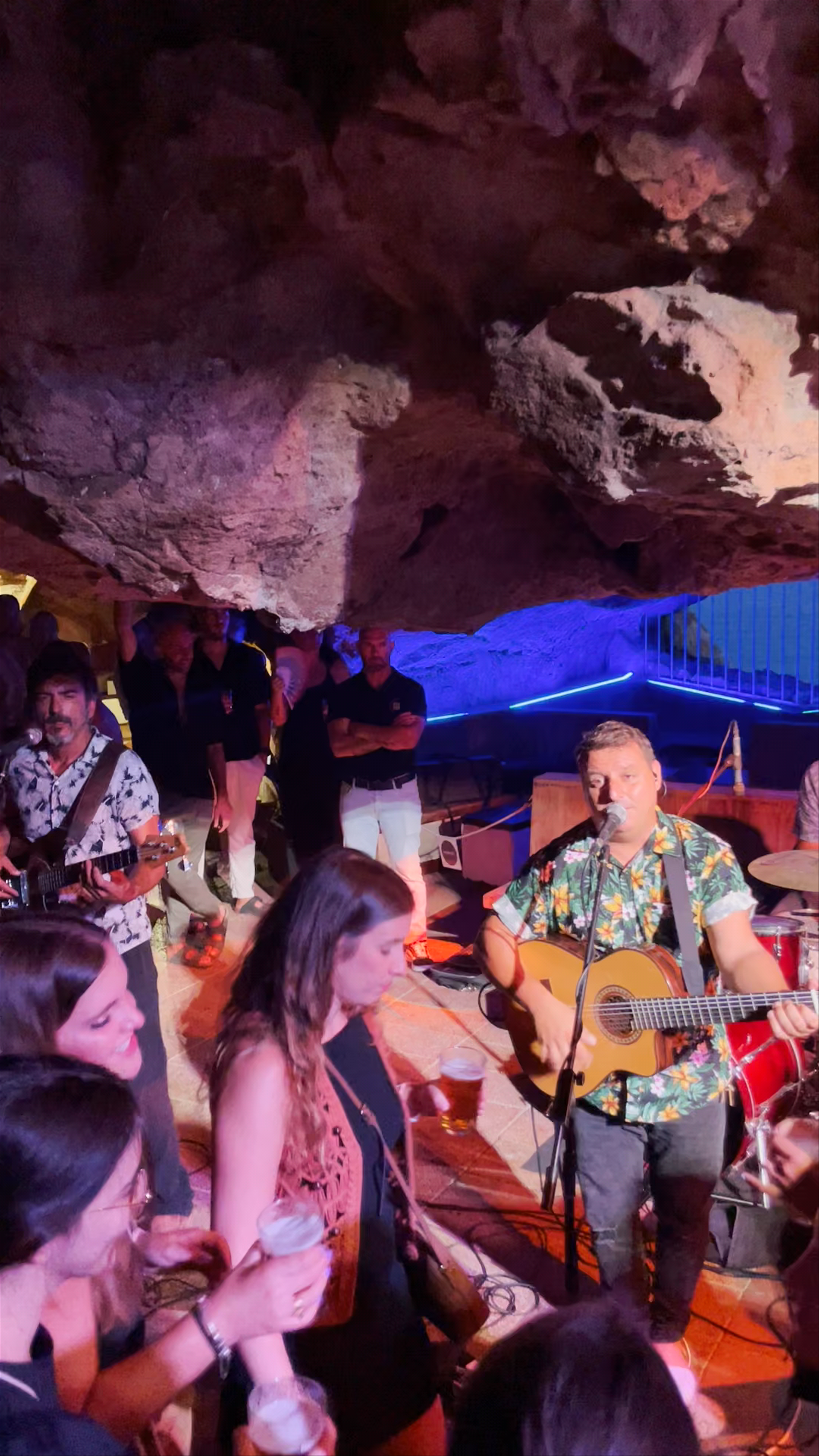 Nightlife and Live Music at Cova d'en Xoroi, Cala en Porter