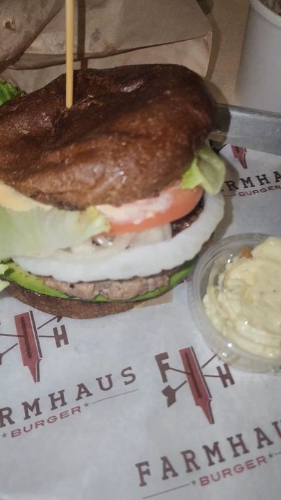 Farmhaus Burger - Turkey Burger, sweet potato tots, French fries - Burgers Near Me - Augusta, Georgia