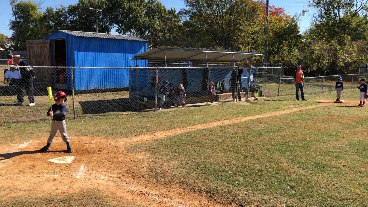 Pflugerville Little Leauge - He got a good hit! - Amateur Sports Teams Near Me - Pflugerville, Texas