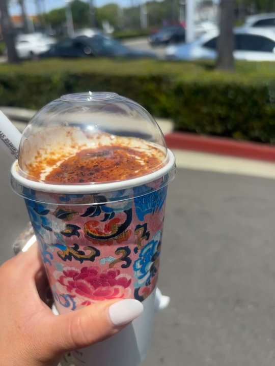 BenGong's Tea - Burnt-Brown Sugar Boba Milk Tea ( R ) 烤黑糖波波牛乳茶 (R) - Coffee & Tea Near Me - Irvine, California