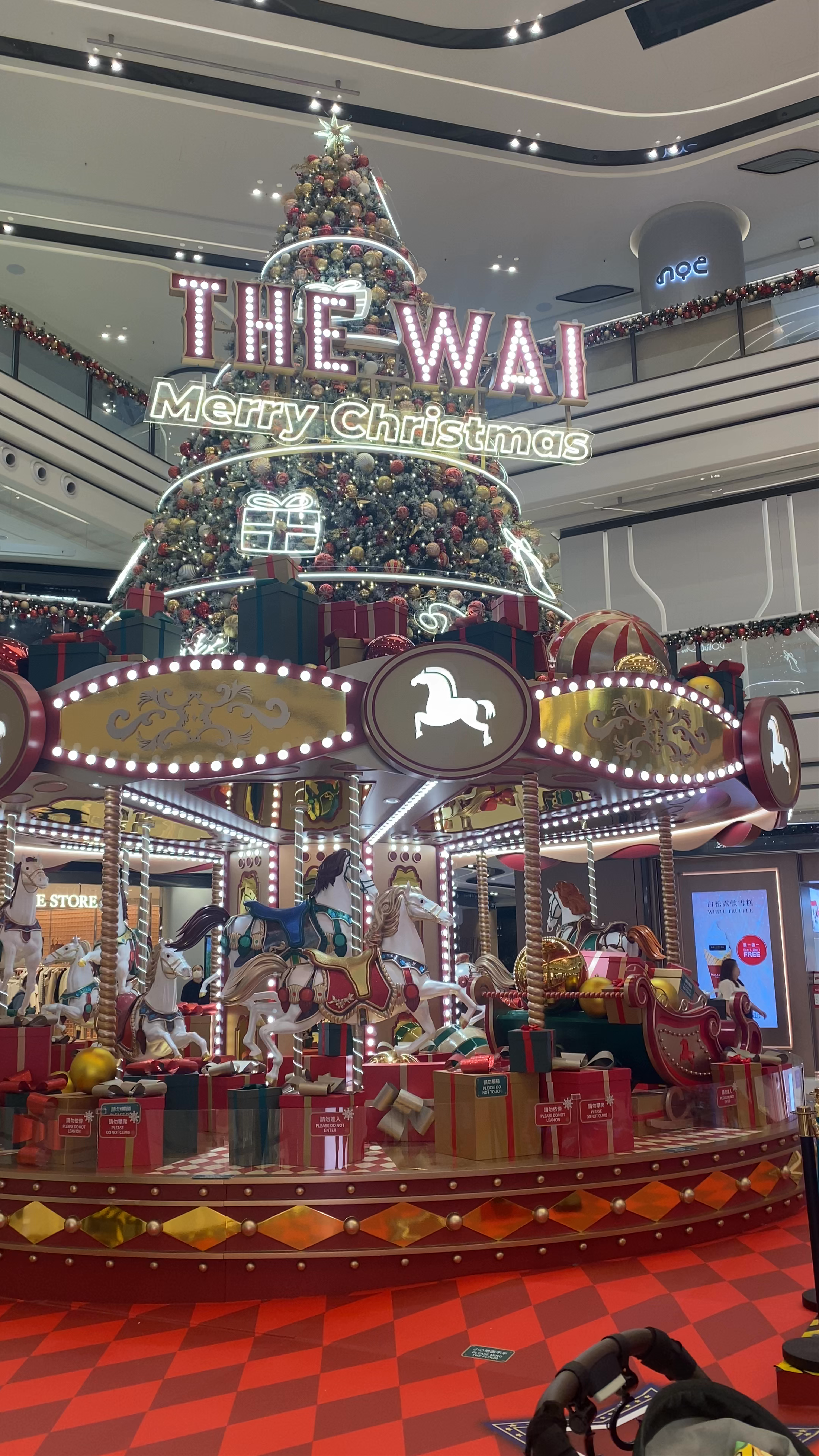 Festive Christmas Cheer at The Wai Shopping Mall in Tai Wai, Hong Kong