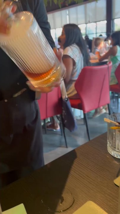 Vochos - Vochos smoking old fashion with tequila - Mexican Near Me - Wilmington, North Carolina