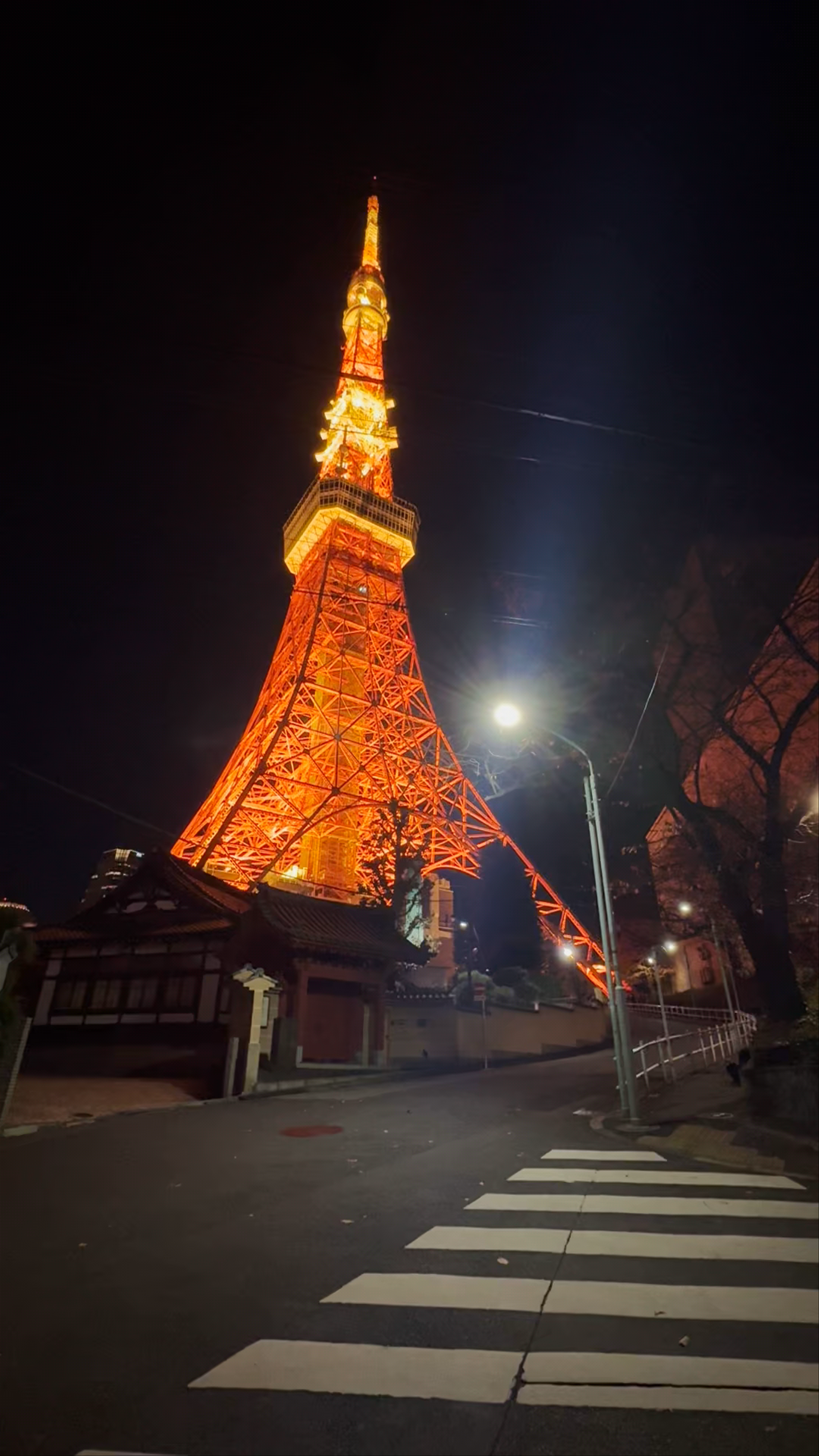 Tokyo Tower Illuminated at Night: A Mesmerizing Urban Icon