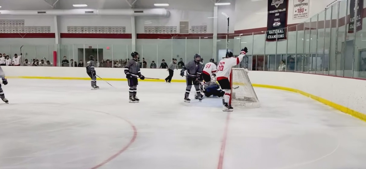 Enzo Androw's Impressive Zone Entry and Goal - South Kent 15U AAA
