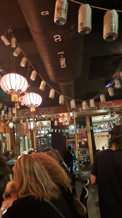Satay Brothers - The interior with loud music - Singaporean Near Me - Montreal, Quebec