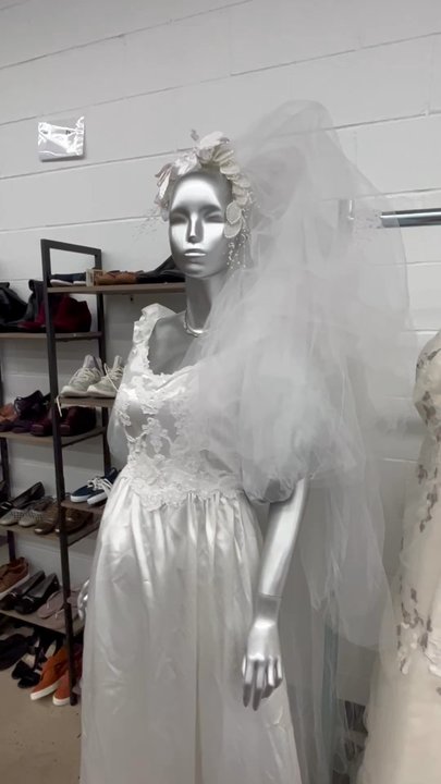 Wheeler Mission Store - vintage wedding dresses, a lot of different sizes. - Thrift Stores Near Me - Fishers, Indiana