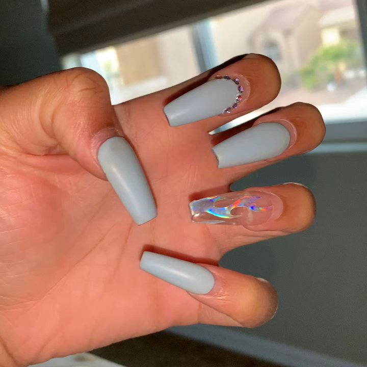 Malishka's Nails - My nails still look great after almost a month of getting them done !! (Nails by Alex) - Nail Salons Near Me - Henderson, Nevada