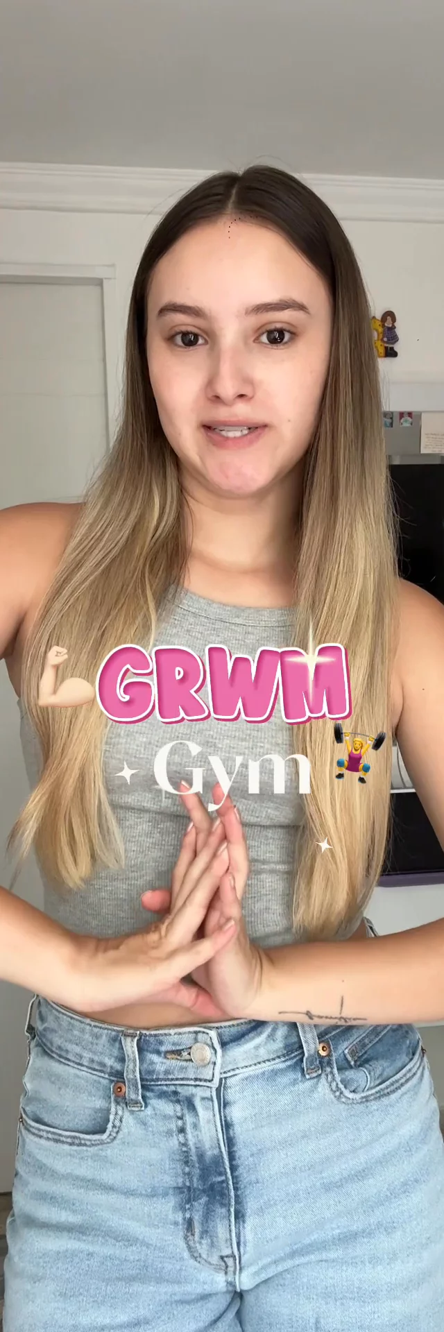 Alístate conmigo para el gym