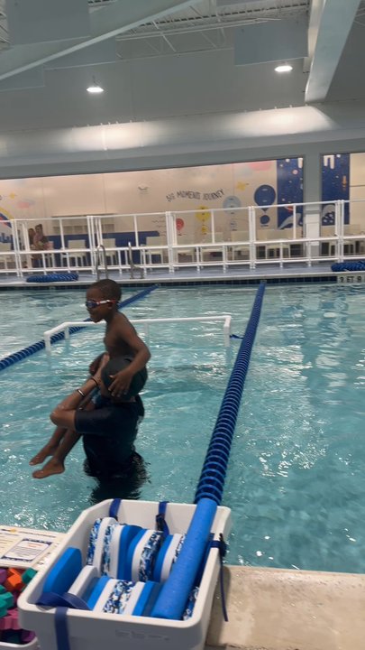 Big Blue Swim School - My son Just graduated on to the next level! - Swimming Lessons/Schools Near Me - Plano, Texas