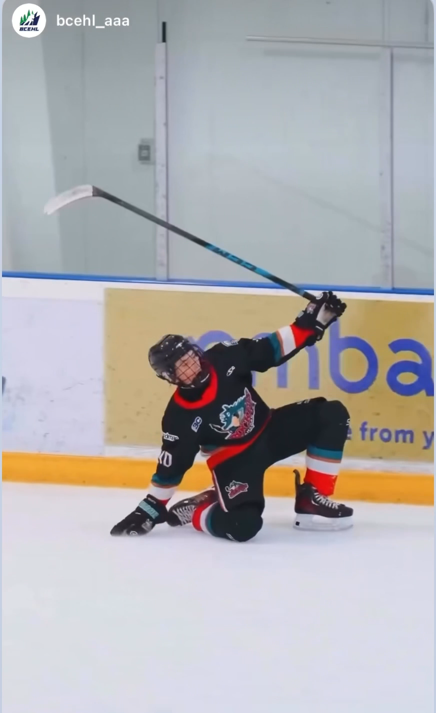 Kendal Knox's Short-Handed Goal in BCEHL  Championship Showdown