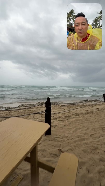 Germaine's Luau - So sad, they're willing to protect and care for the parrots more than their human guests who are soaking wet, probably gonna get sick - Hawaiian Near Me - Kapolei, Hawaii