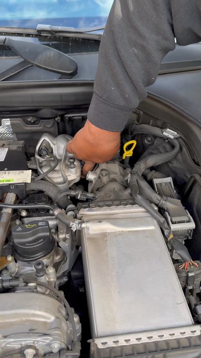 One Stop Auto Service - Video my dad took of the problem; High pressure fuel pump hose. - Auto Repair Near Me - Bellflower, California