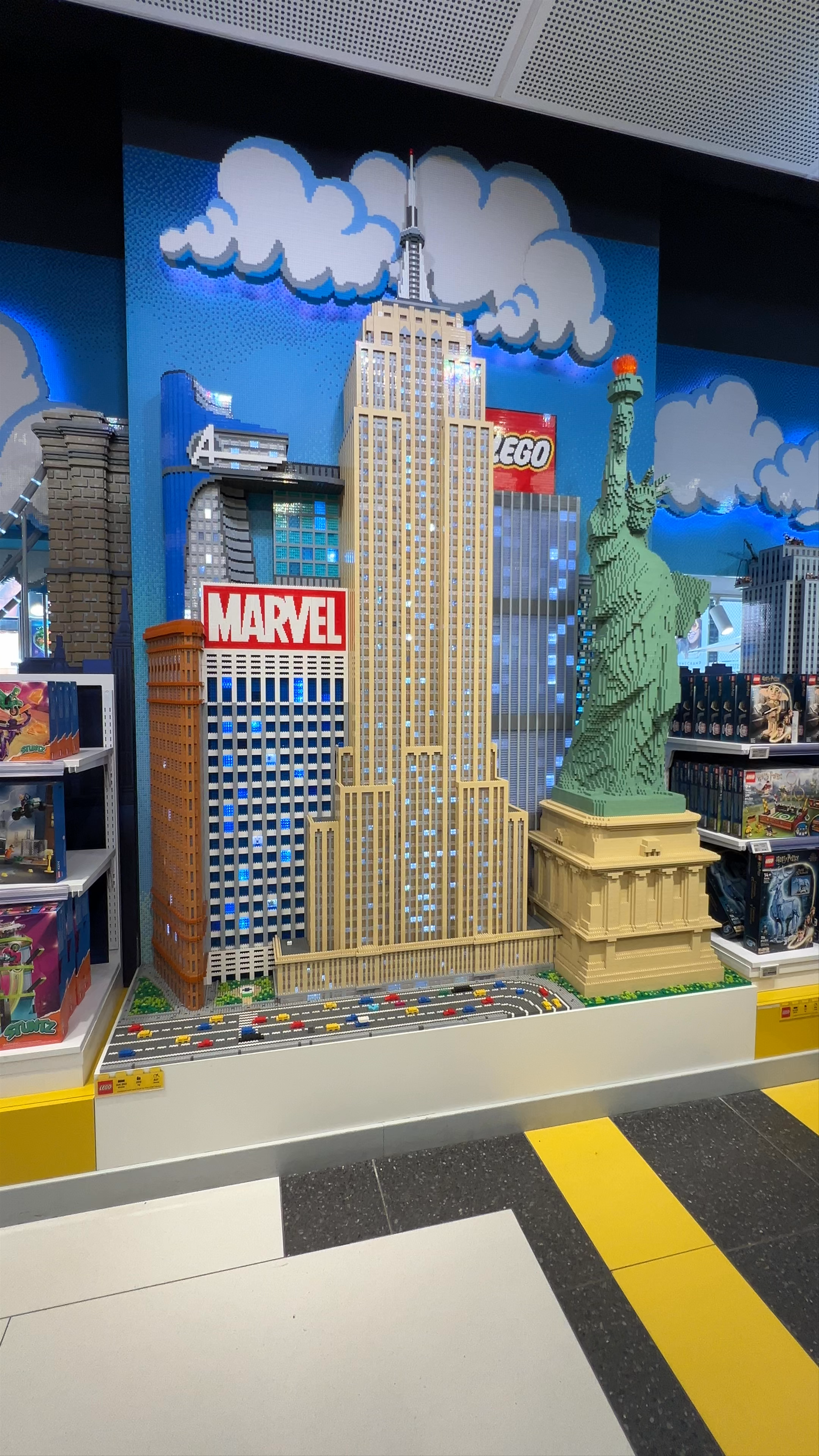 Iconic New York Skyline in LEGO® at Fifth Avenue Store