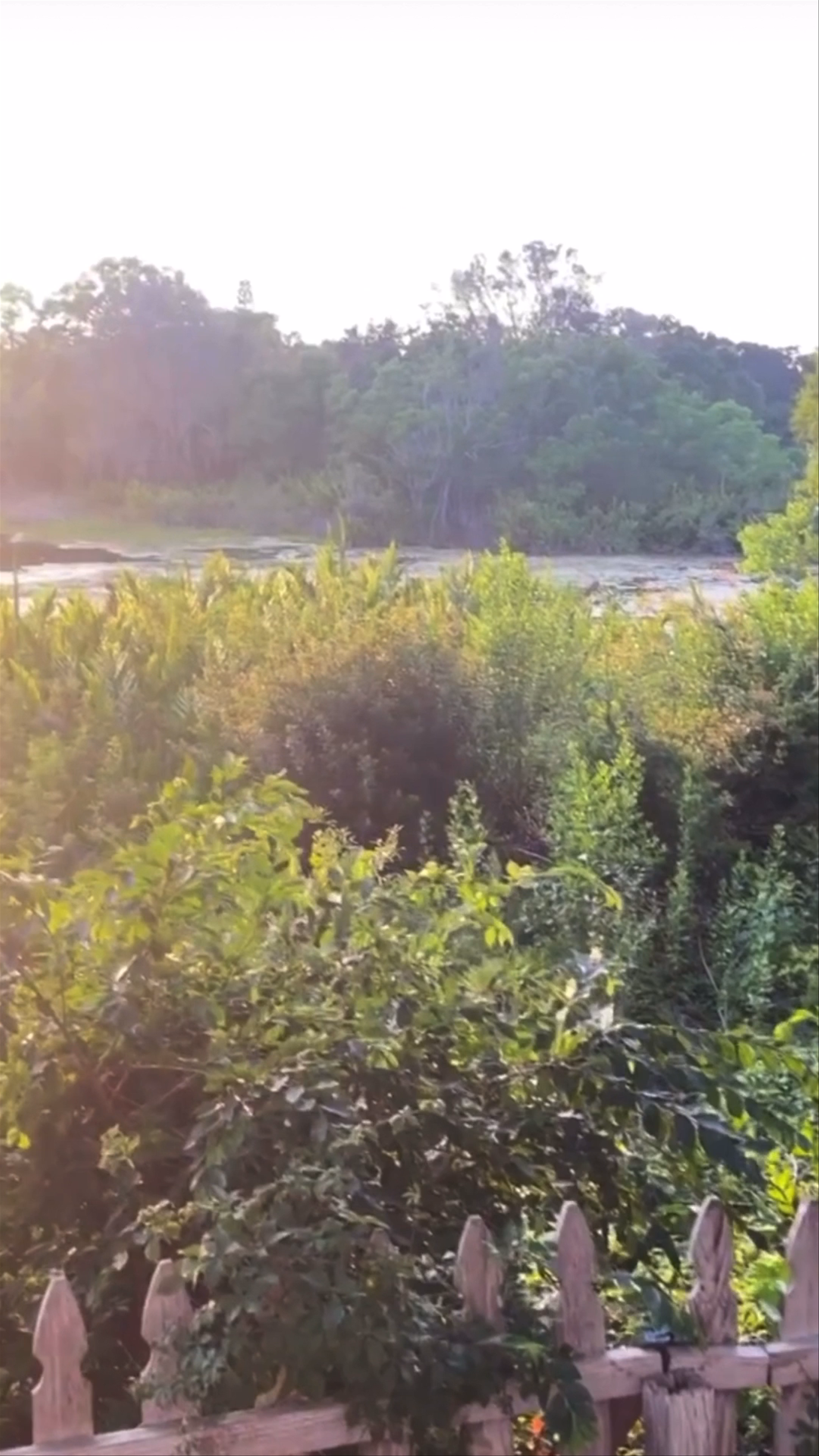Sunset at Linda Pederson Kayak Launch in Spring Hill, Florida
