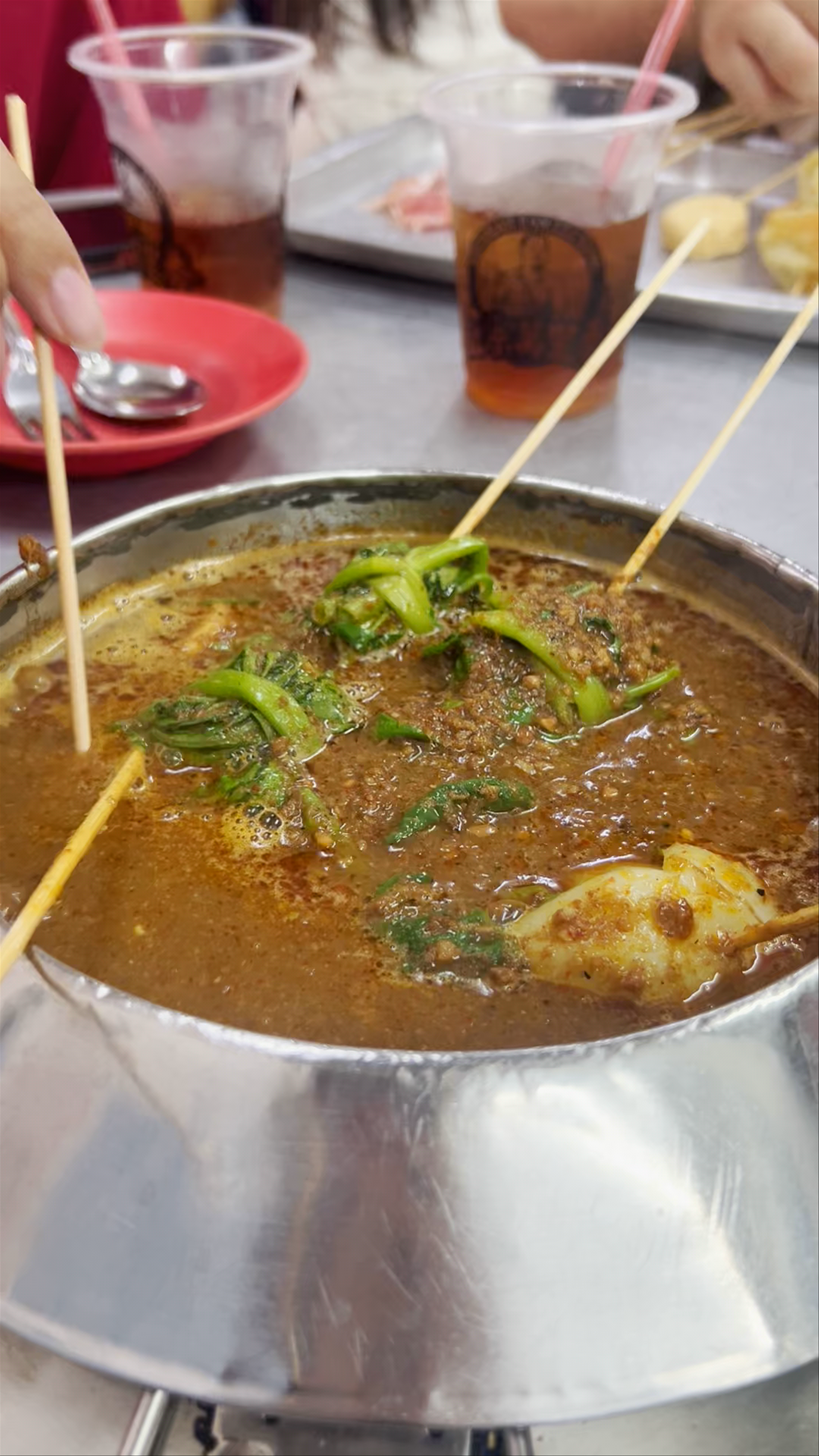 Authentic Satay Celup Experience in Melaka, Malaysia
