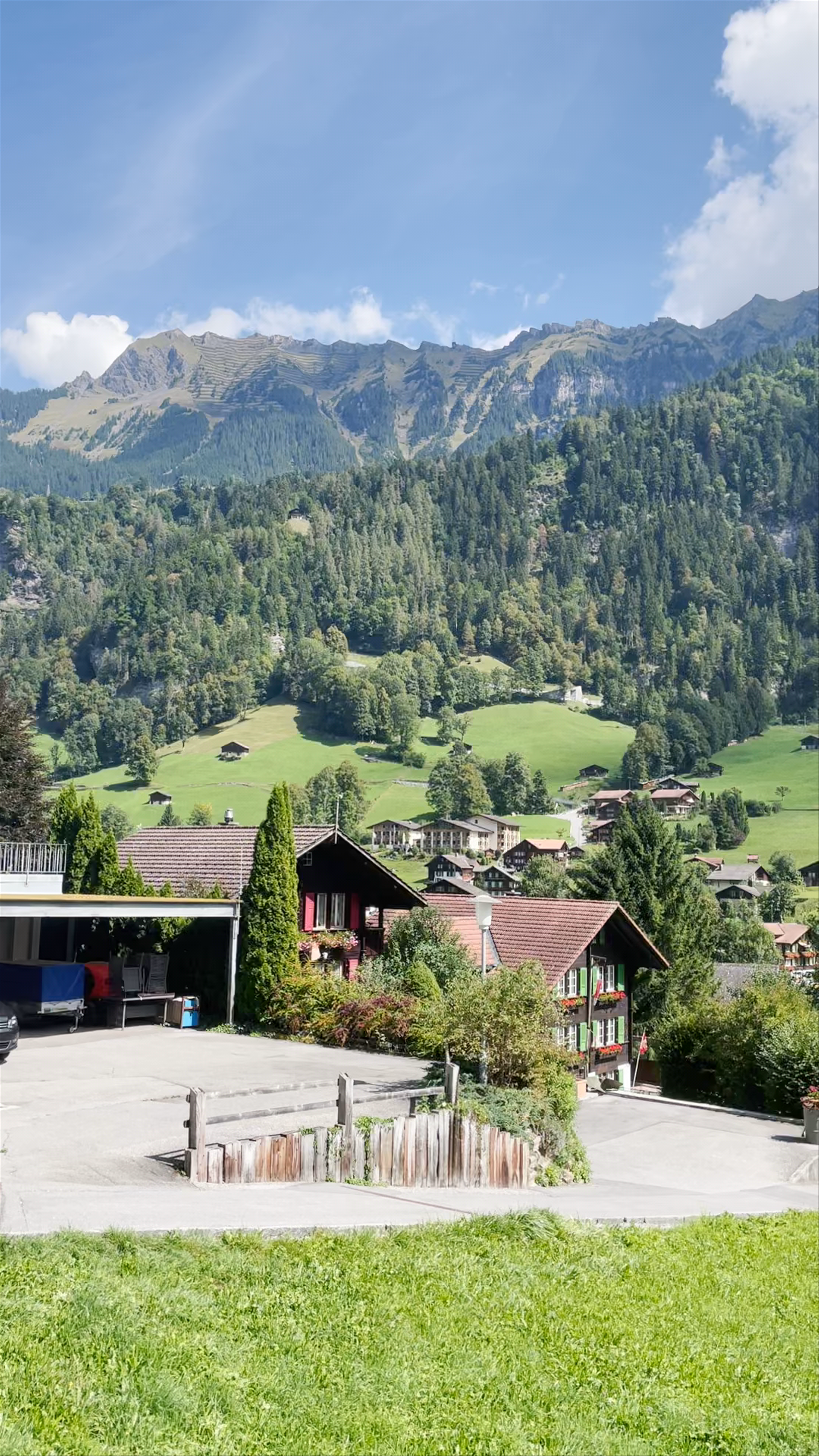 Lauterbrunnen Valley Serenity: Swiss Alpine Village Charm