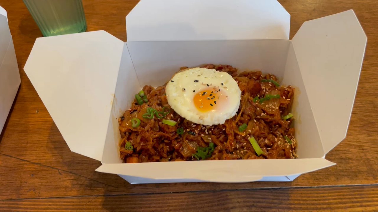 Bopbox - Eemos Kimchi Fried Rice Bowl - Asian Fusion Near Me - Seattle, Washington