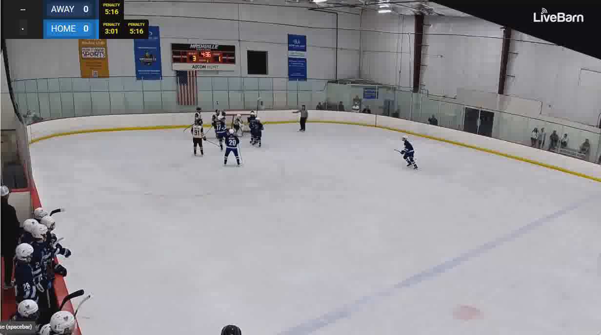 Rylan Brewer's Grinder Goal: Tampa Crunch 14U AA vs. Nashville Warriors in Fall Classic Showcase in Nashville 2025