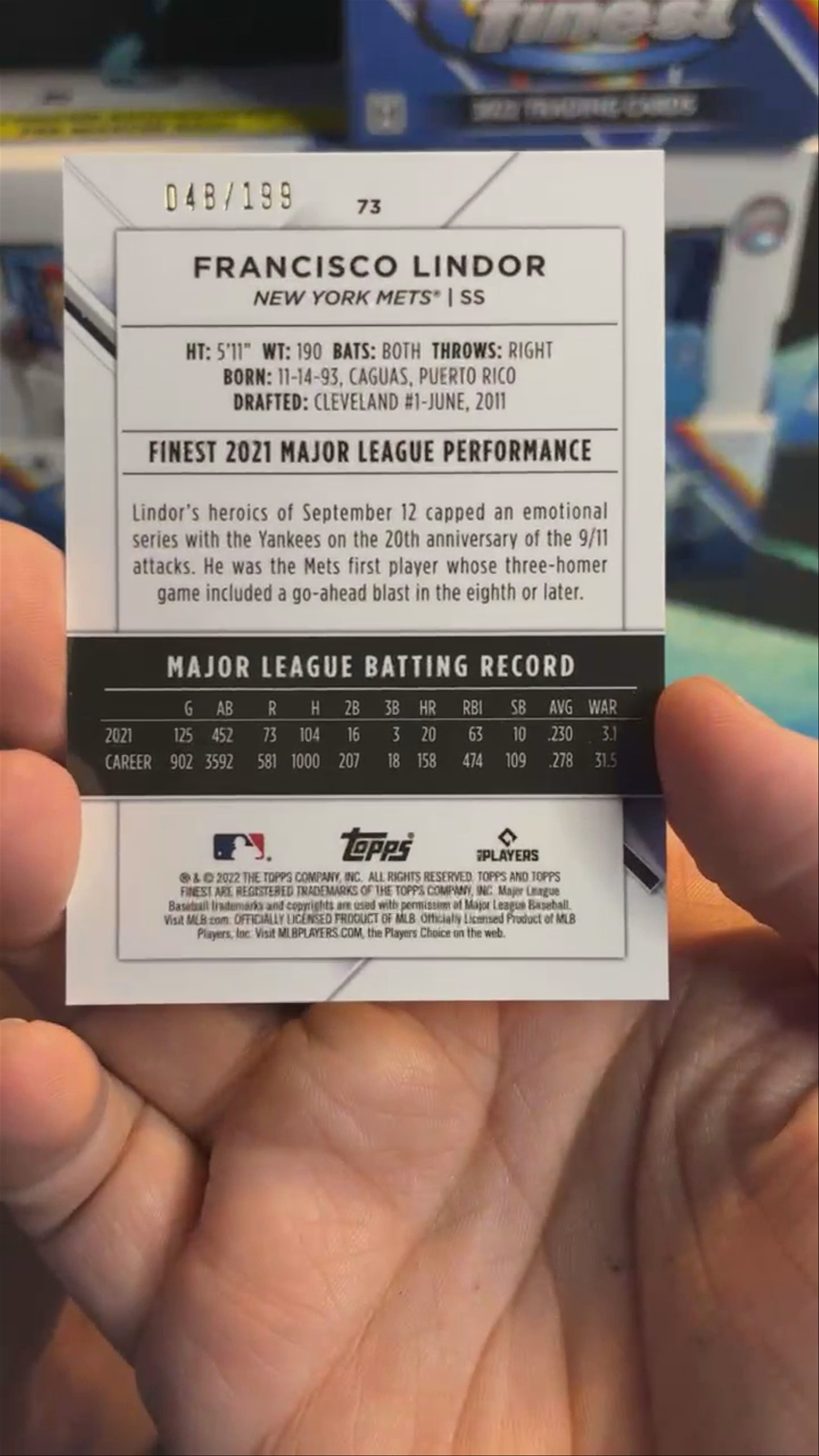 Datcard pulls fish43/allsportsbreaks lindor