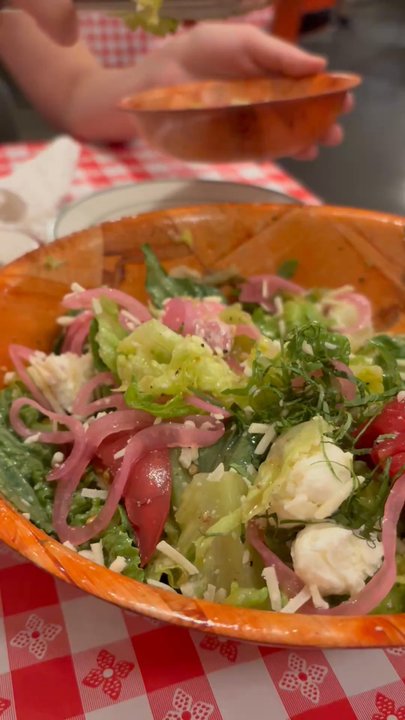 Pizzeria Ruby - The BEST SALAD ! - Italian Near Me - Springdale, Arkansas