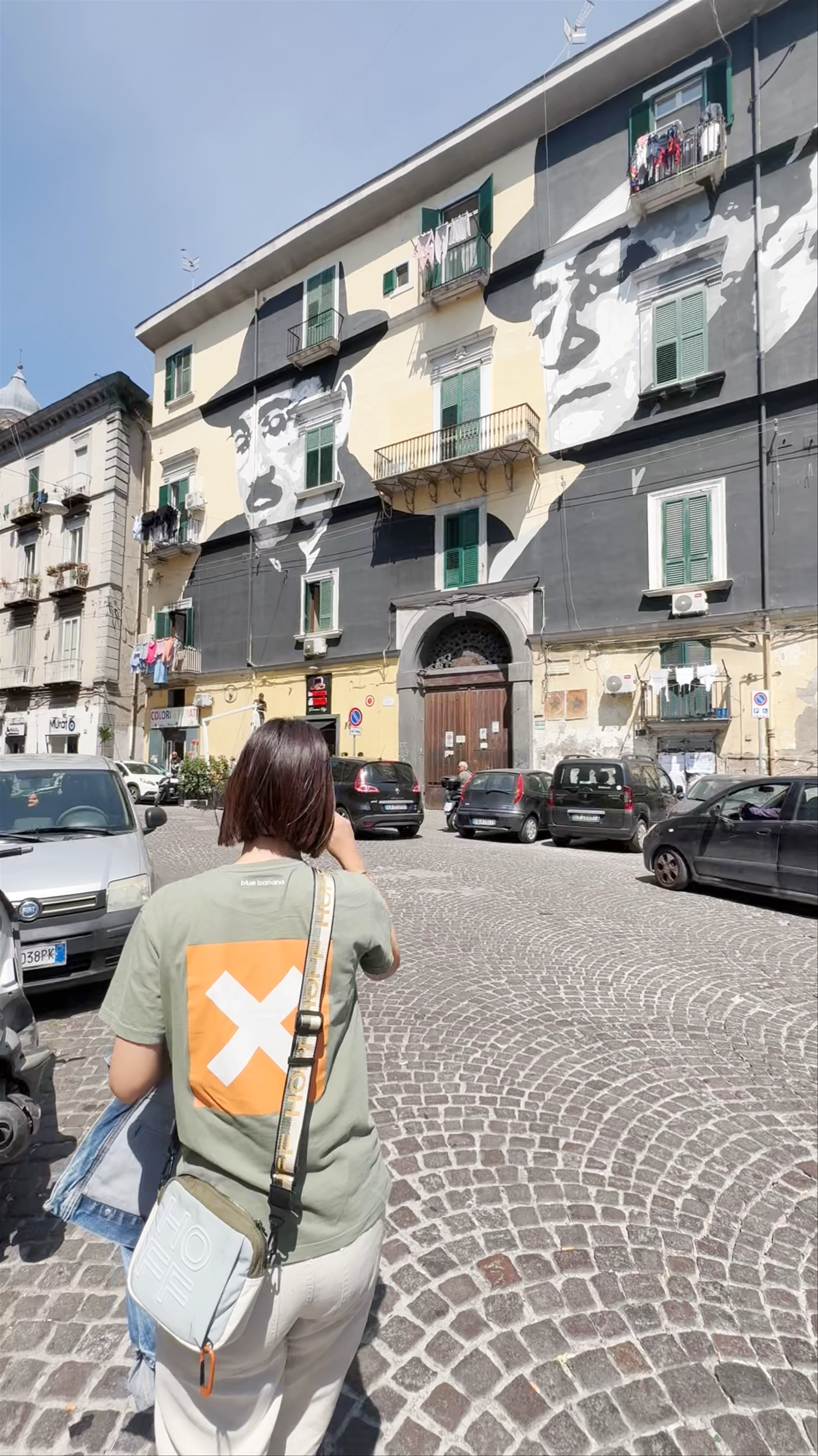 Murales Totò e Peppino, Via Sanità