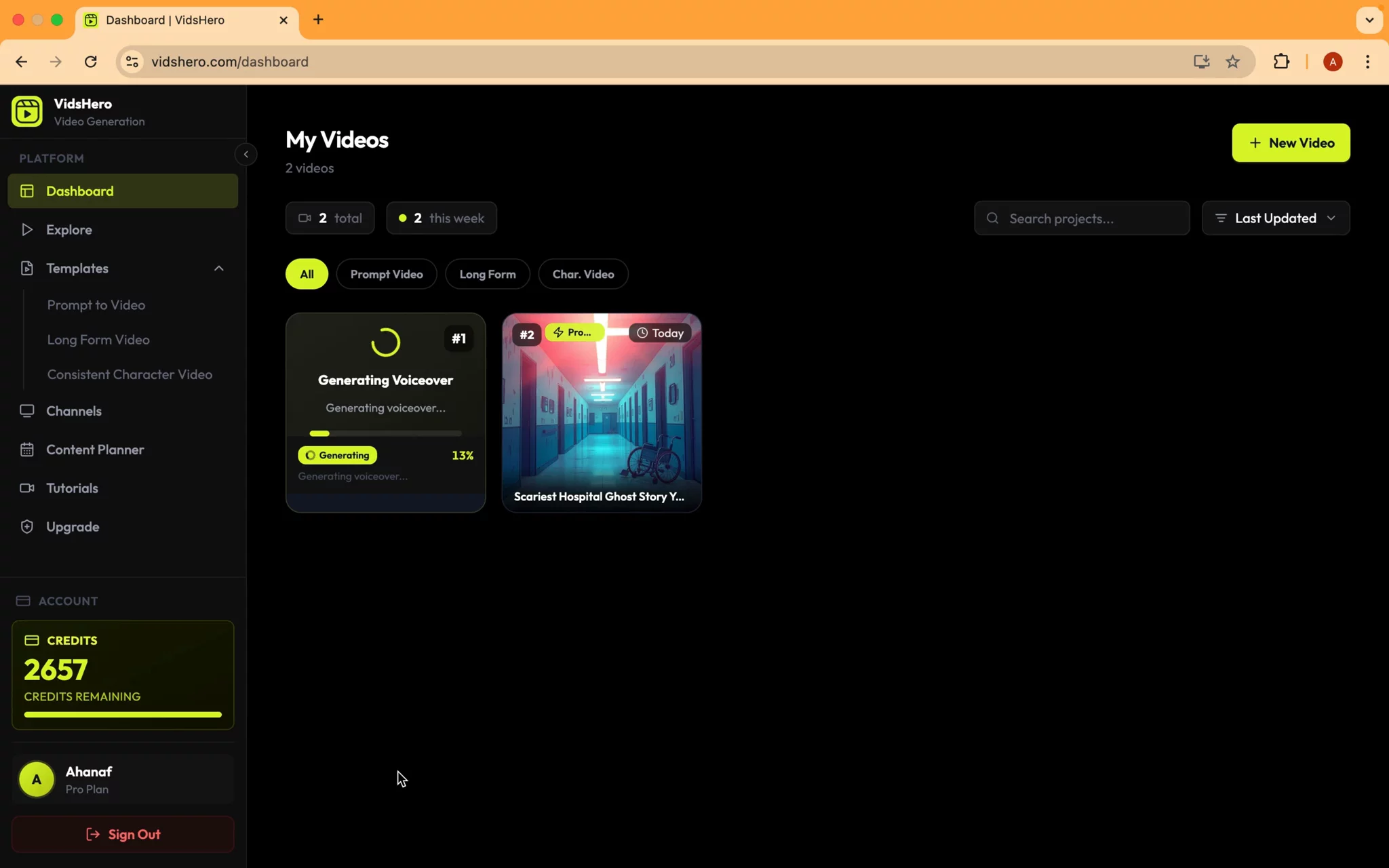 VidsHero - AI Video Generator image 1