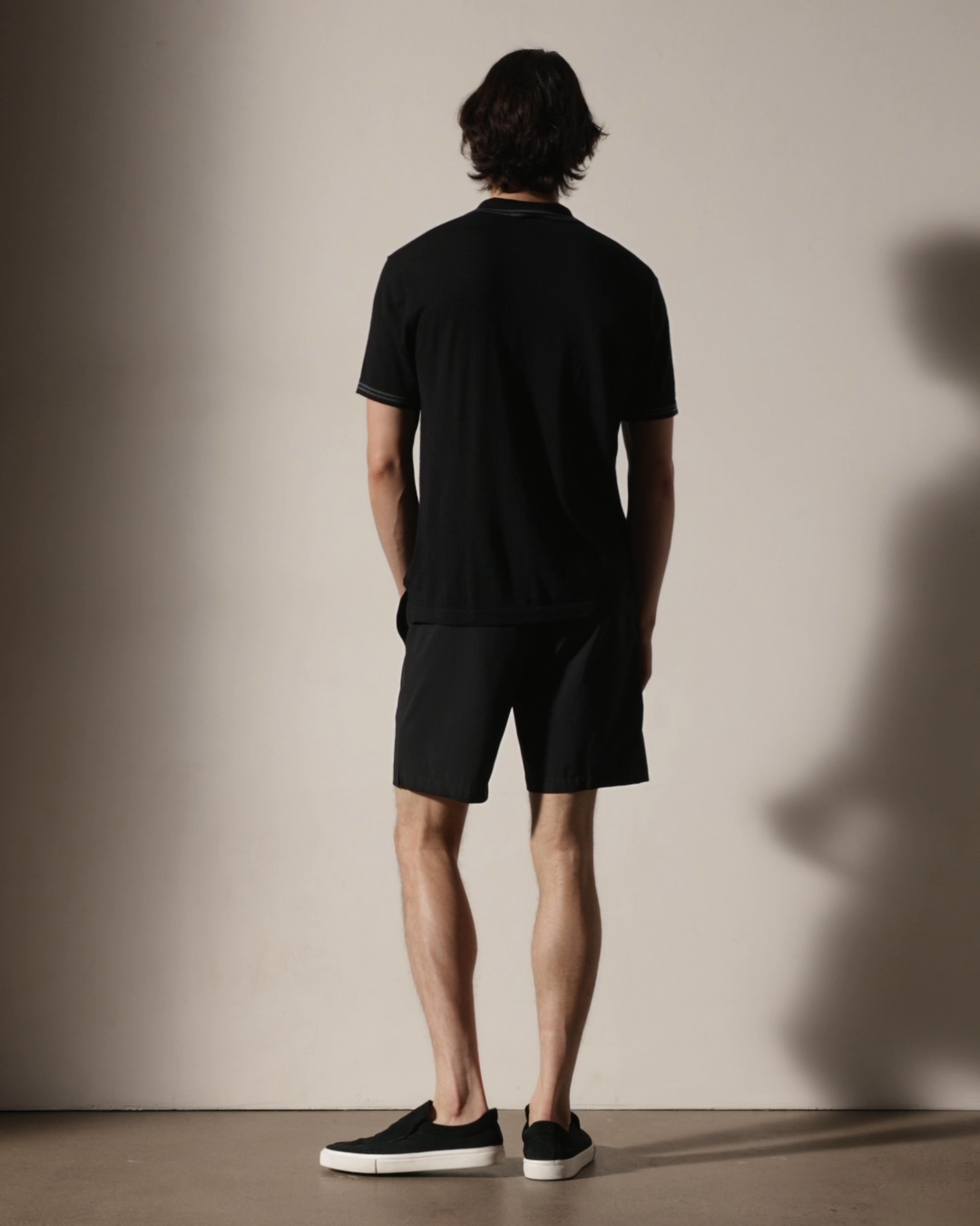 Golf Short - Black | James Perse Los Angeles