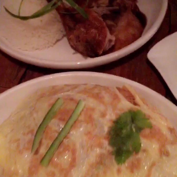 Boda - Tofu Pad Thai in an egg omelet. I loved the Great presentation! - Thai Near Me - Portland, Maine