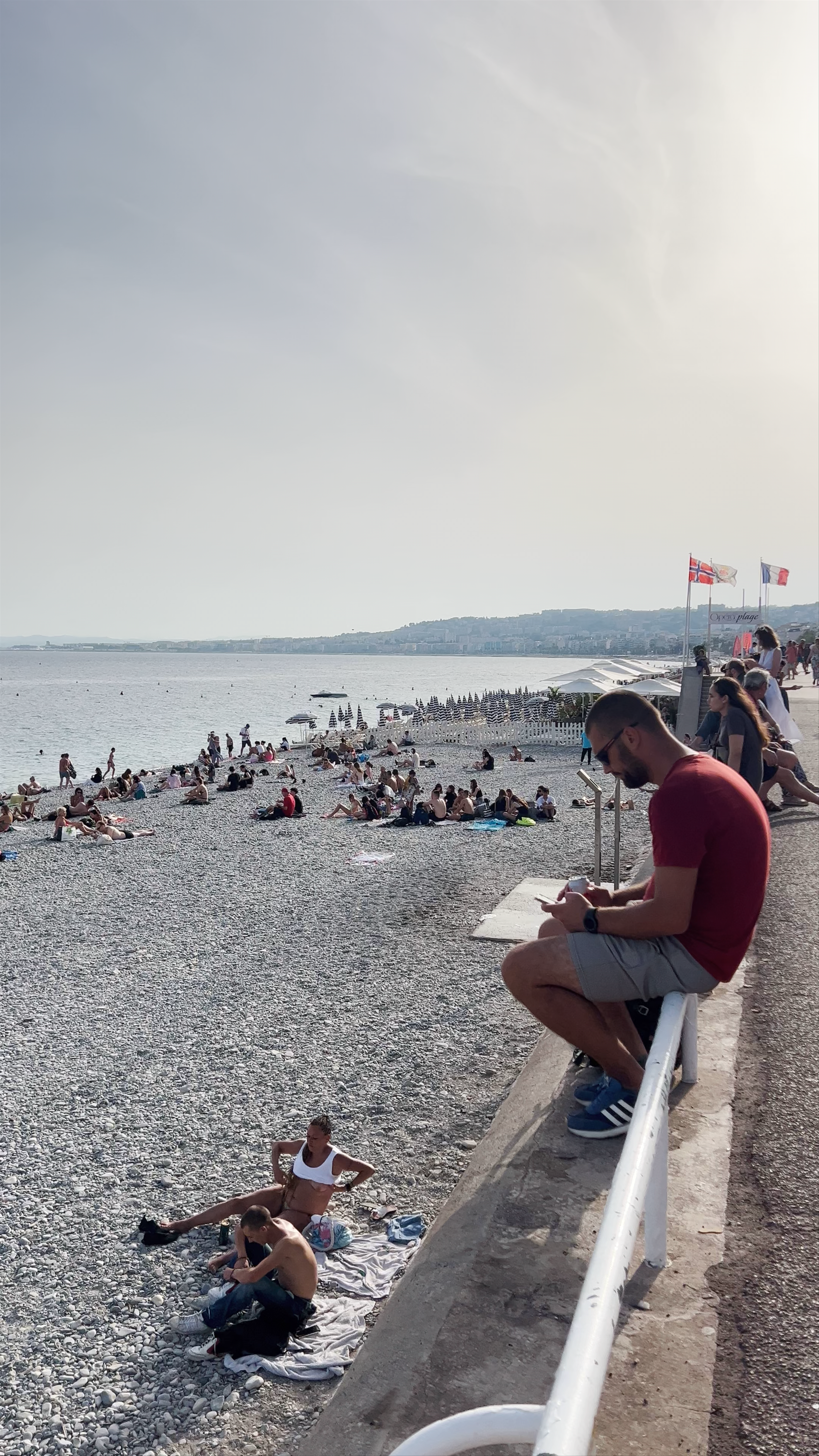 Sunny Afternoon at Castel Plage, Nice - Relax on the Iconic Pebble Beach