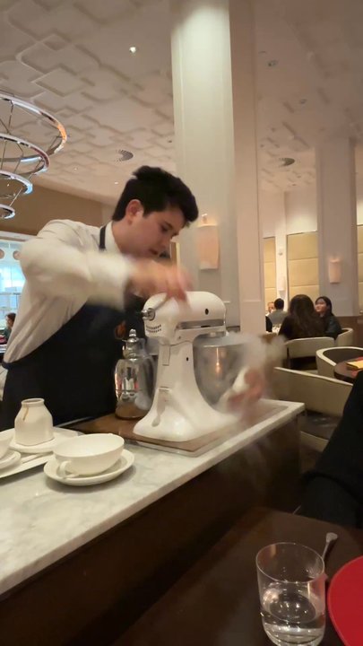 The Bocuse Restaurant - Handmade ice cream table side! - French Near Me - Hyde Park, New York