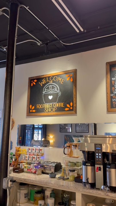 Foothills Coffee Shop - View of the coffee bar - Coffee & Tea Near Me - Mount Airy, North Carolina