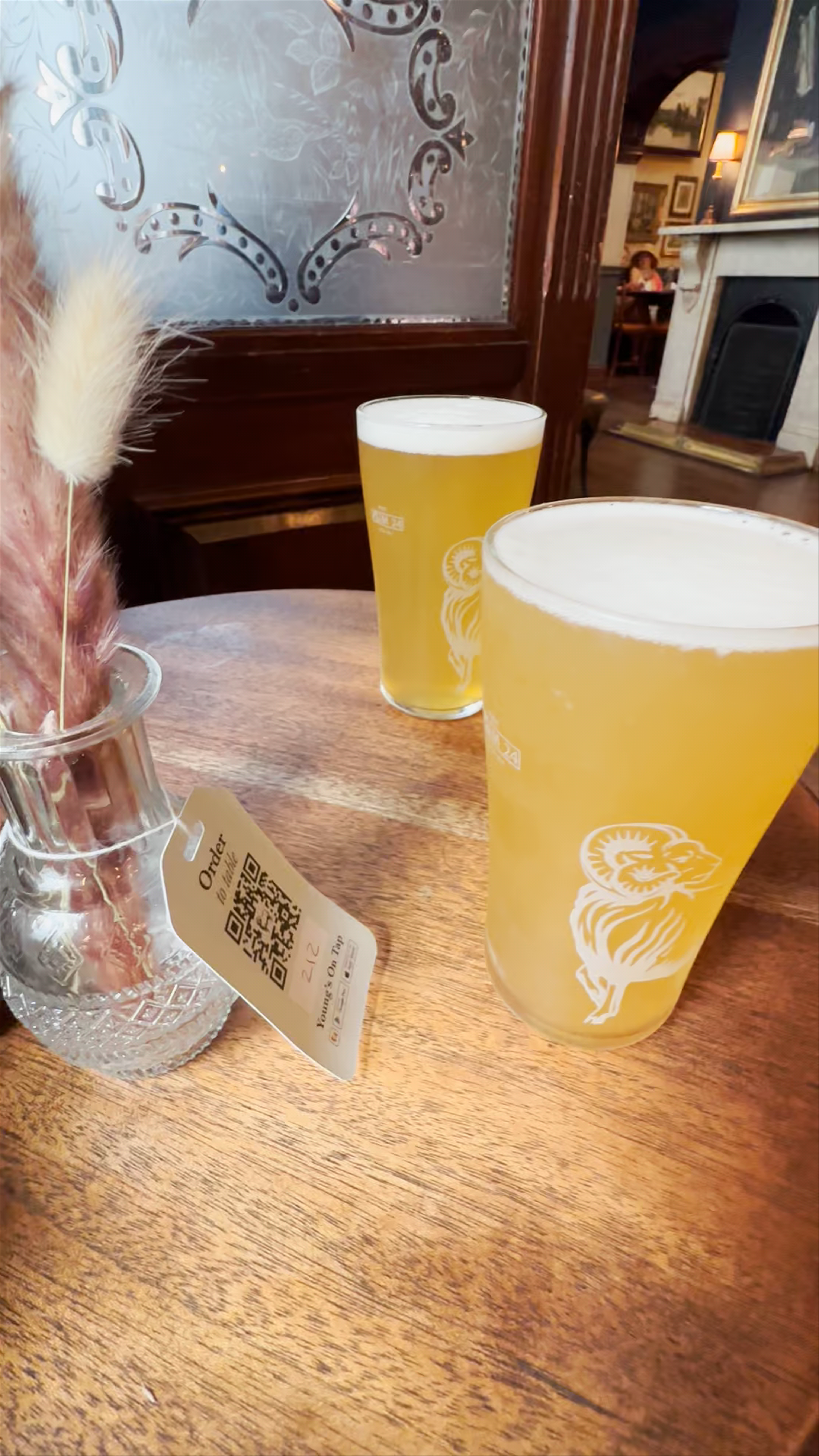 Cozy Drinks at The Mitre Lancaster Gate, London