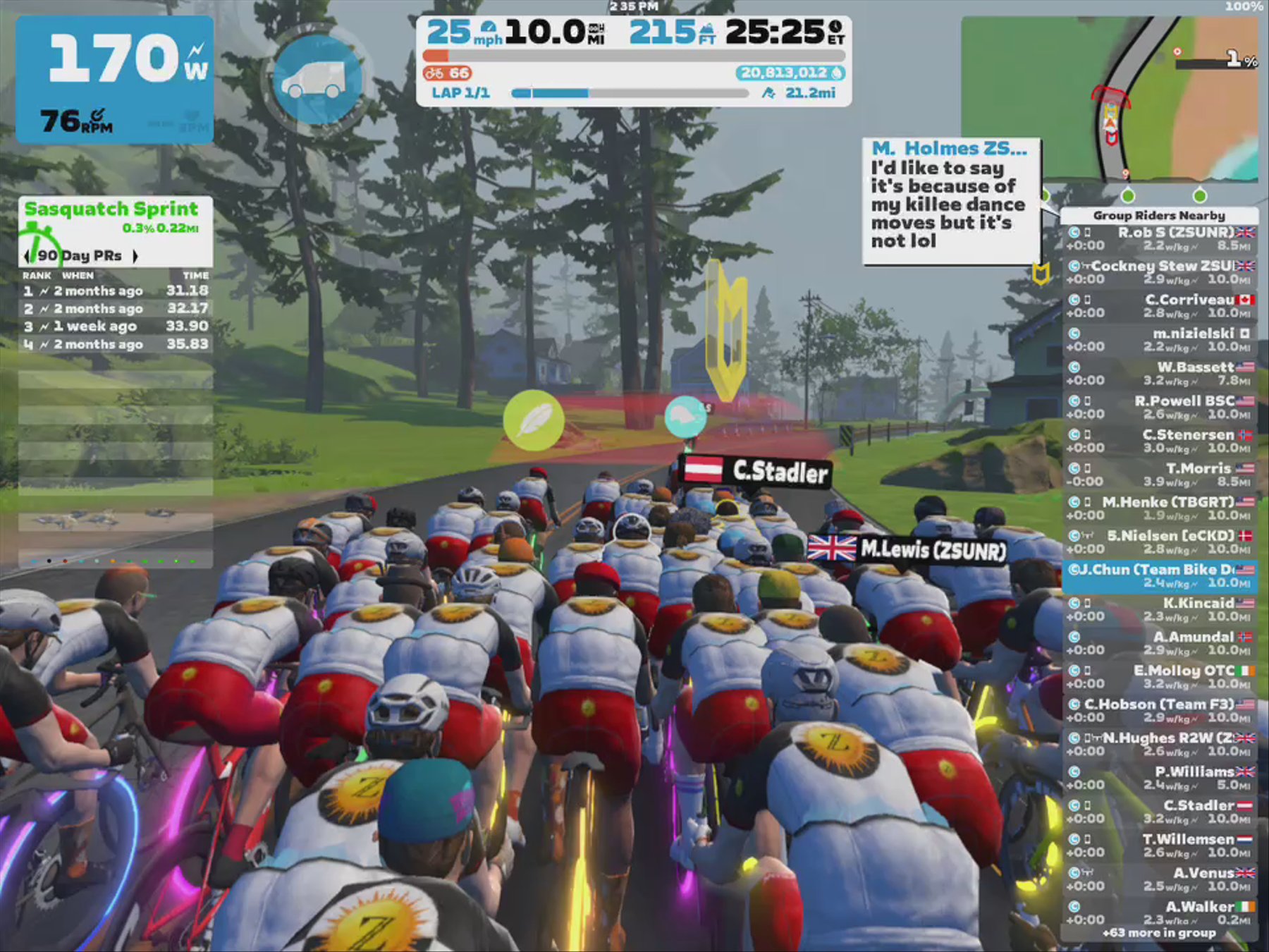 Zwift - Group Ride: ZSUN Sunday Social Ride (C) on Shorelines and Summits in Watopia