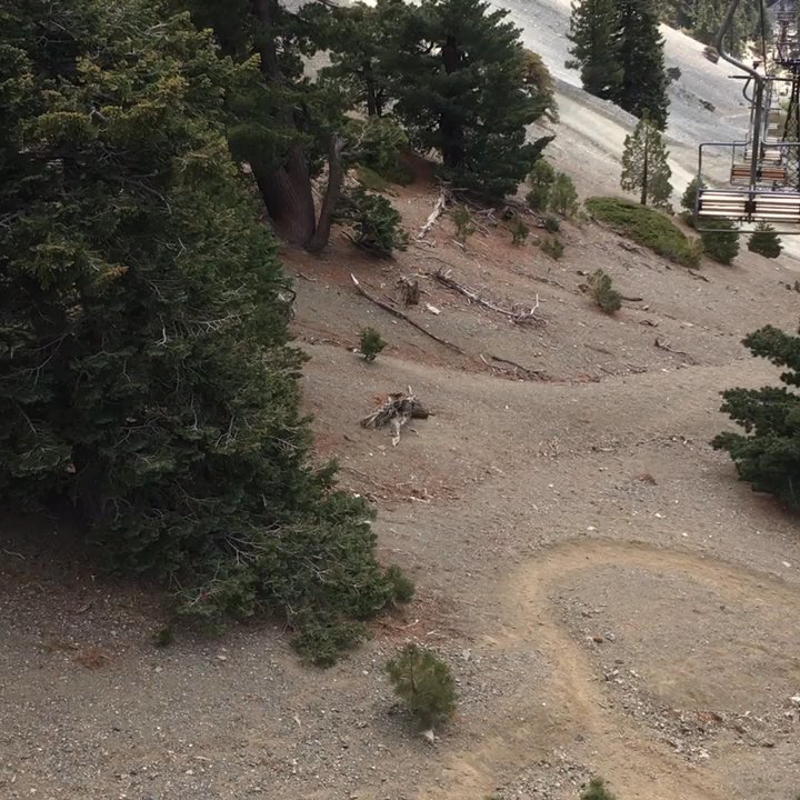Devil's Backbone - Ski lift back down - Hiking Near Me - Mount Baldy, California